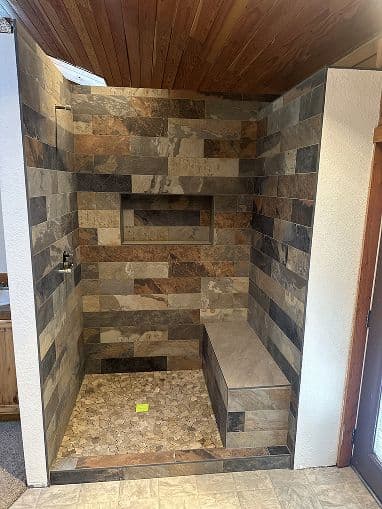 Shower Tile Installation